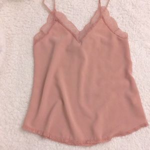 Dusty rose racerback tank, Small.